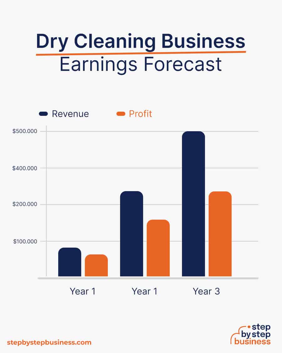 dry cleaning business earnings forecast
