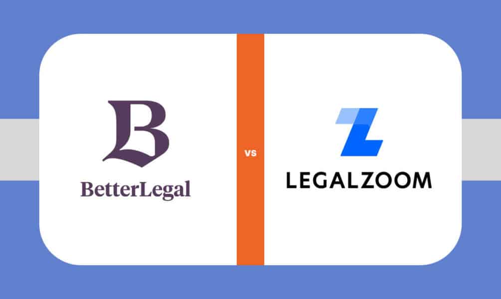 BetterLegal vs LegalZoom Comparison
